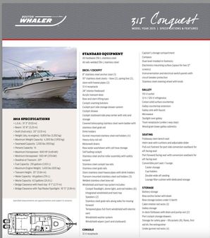 Boston Whaler 315 Conquest image