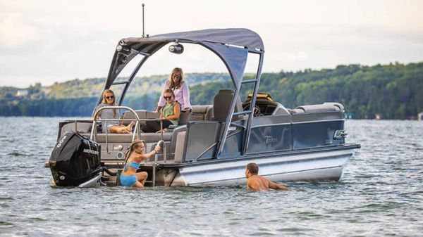 Tahoe Pontoon Cascade Platinum Versatile Rear Bench