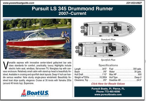 Pursuit 345 Drummond Runner LS image