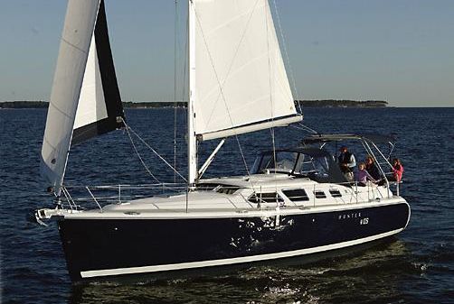 Hunter 41 Deck Salon