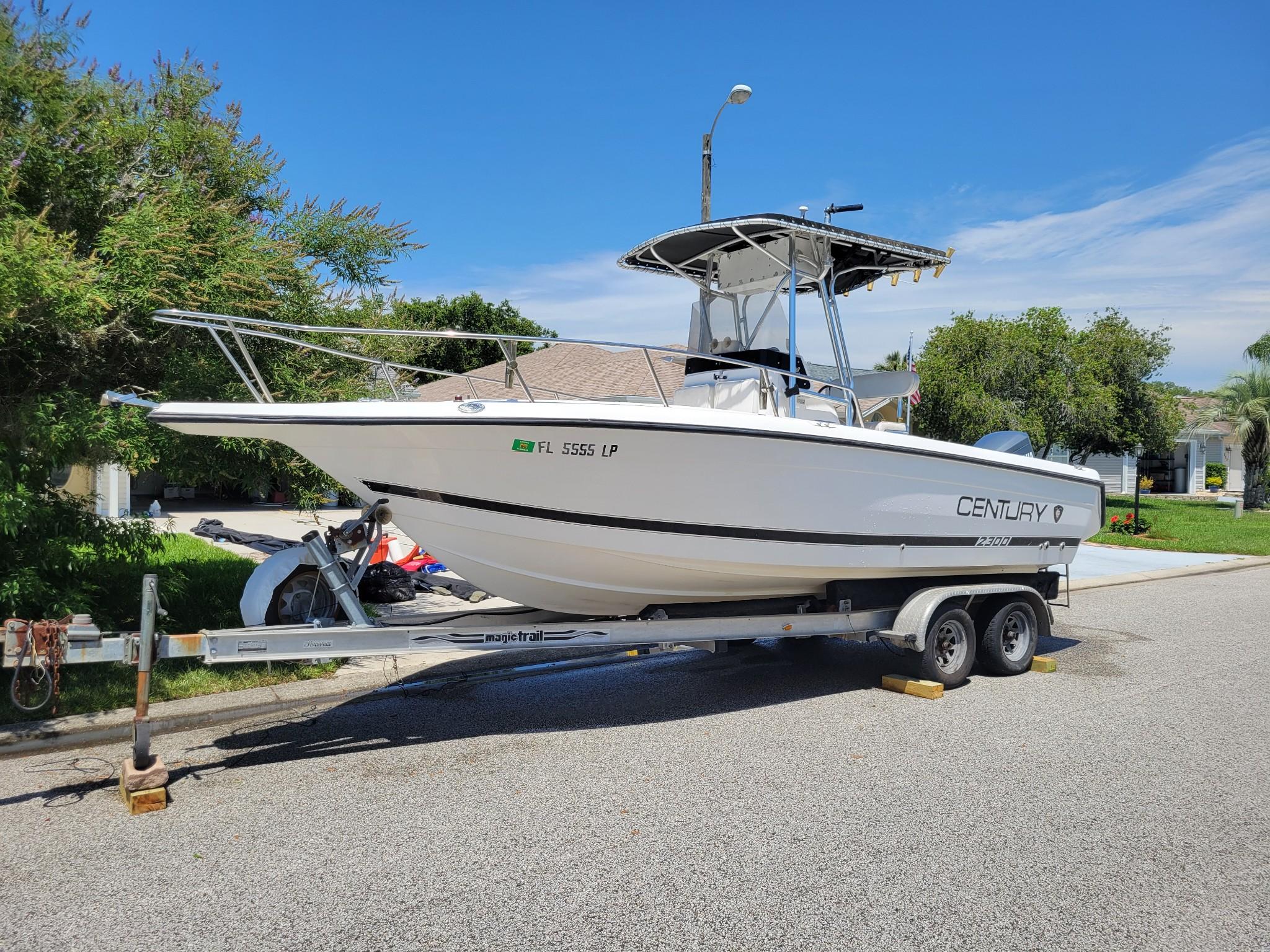 2001 Century 2300 center console