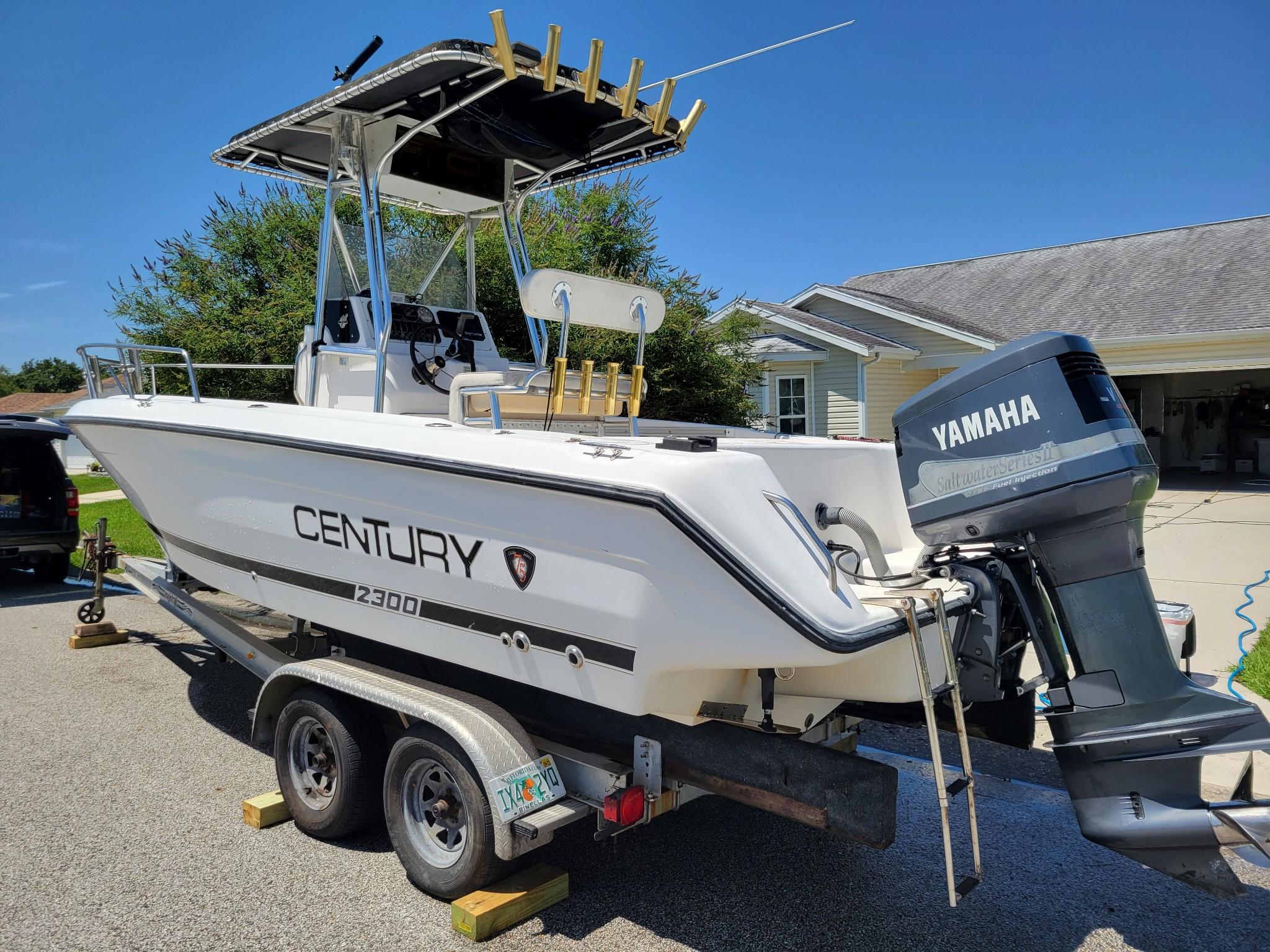 2001 Century 2300 center console