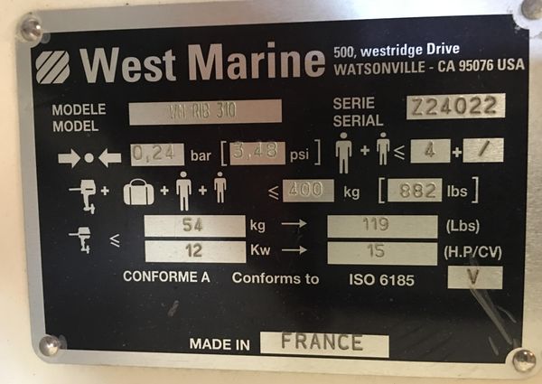 West-marine RIB-310-INFLATABLE image
