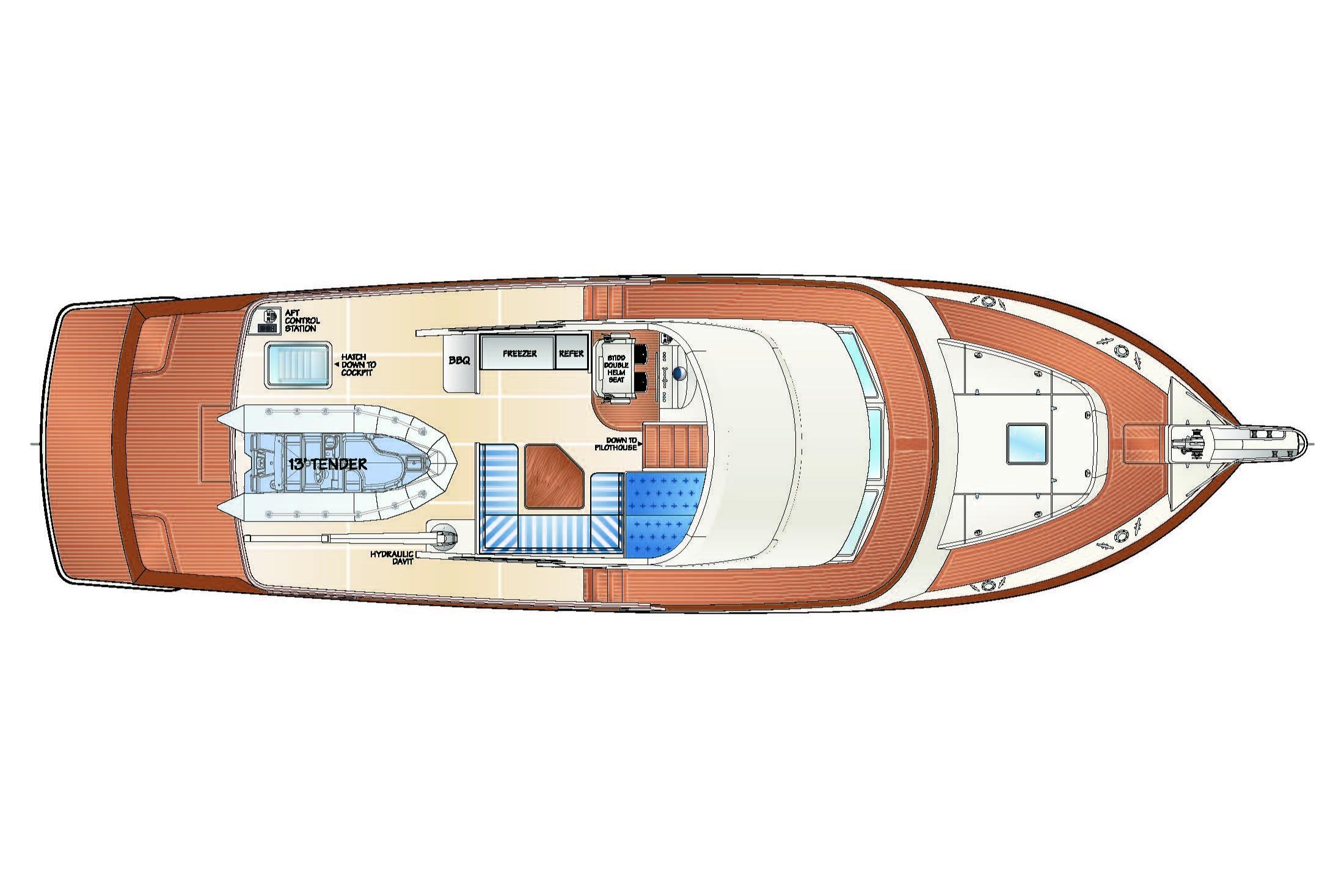 2018 Fleming 58 Pilothouse San Diego, California - Chuck Hovey Yachts