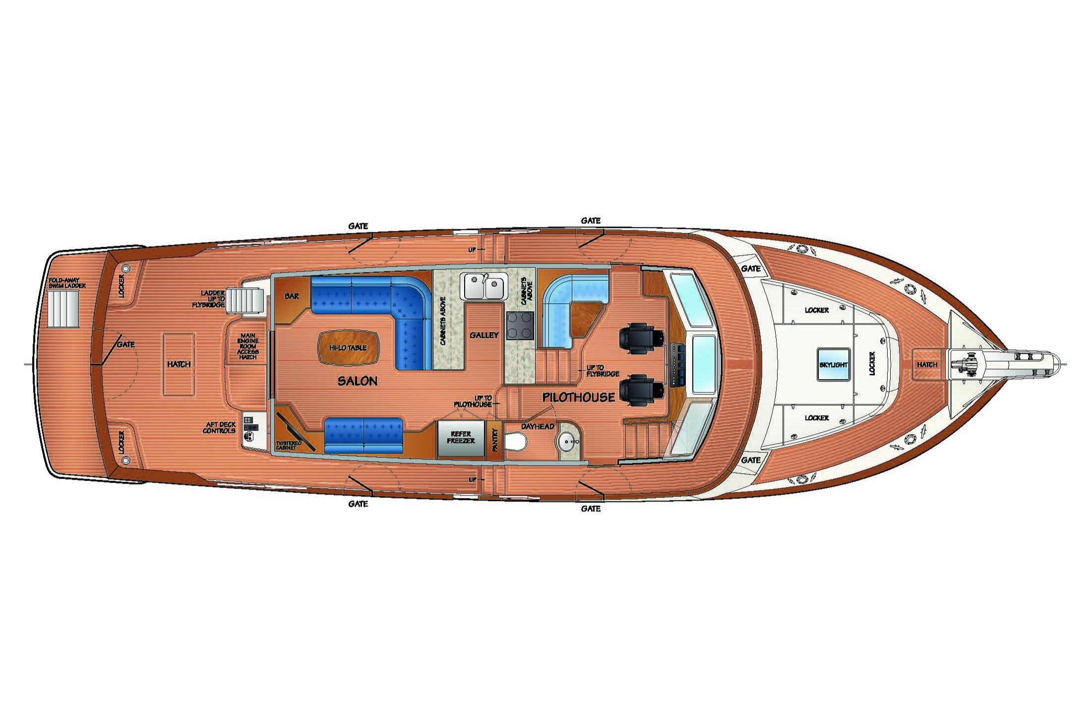 2018 Fleming 58 Pilothouse San Diego, California - Chuck Hovey Yachts